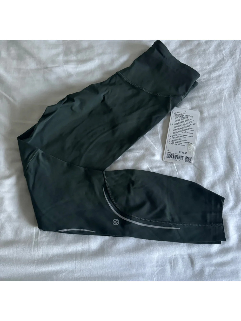 🆕 Lululemon Base Pace HR Reflective Tight 25” Smoked Spruce